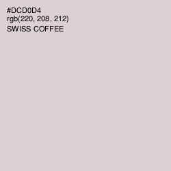 #DCD0D4 - Swiss Coffee Color Image